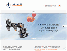 Tablet Screenshot of mnporthopaedics.com